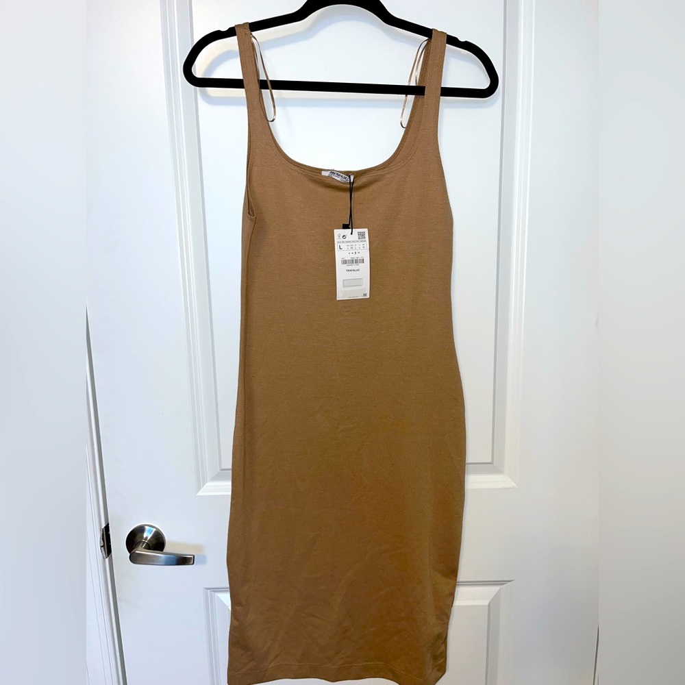 Nude Zara body con dress